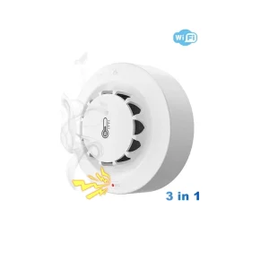 WiFi Smoke Alarm with Temperature and Humidity Sensor