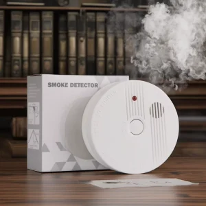 WiFi Smoke Detector Battery-Operated Fire Alarm 1-, 5-, or 10-Year Product Life