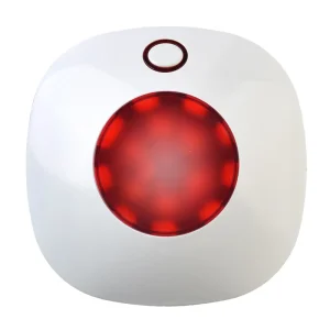 WiFi Sound and Light Alarm Siren with Strobe Light and 110dB Sensor