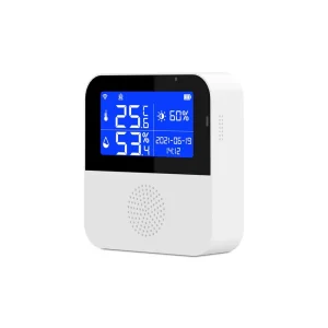 WiFi Temperature and Humidity Sensor with Remote Monitoring and USB Charging