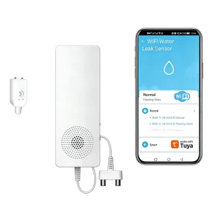 WiFi Water Detector Security Protection Alarm System Water Leak Sensor for Home Kitchen Basement Warehouse Safety