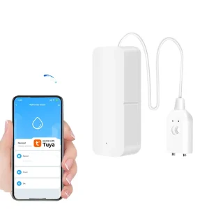 WiFi Water Leak Detector Sensor with App Flood Alert for Basement and Washer