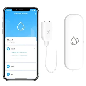 WiFi Water Leakage Sensor and Water Level Detector with App Control Battery Powered