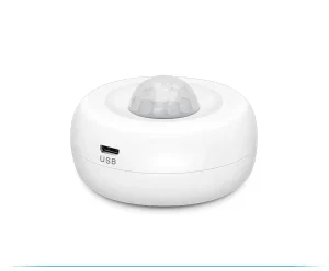 WiFi and ZigBee PIR Human Motion Sensor Detector with USB Power Cable, App Control for Home and Garage