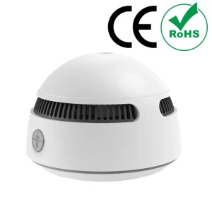 Wide Temperature Range Smoke Detector with Replaceable CR123A Battery for Household Use