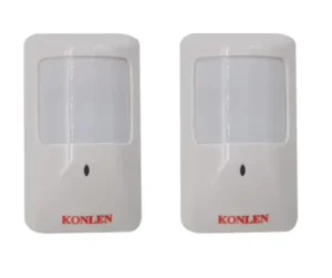 Wired 12V ABS PIR Motion Sensor, Passive Infrared Detector Alarm, N.C. and N.O. Outputs, 110-Degree Detection Angle