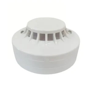 Wired Fire Alarm Smoke and Heat Detector With Red LED