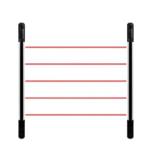 Wired Infrared Beam Barrier Sensor 110cm 15m Detection Range Perimeter Security Detector