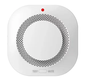 Wired Smoke Alarm with Strobe Light 10-Year Lithium Battery Wall or Ceiling Mount 75cd