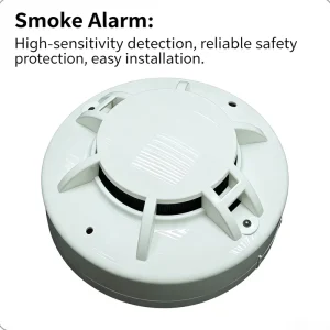 Wired Smoke Detector Fire Alarm 24V