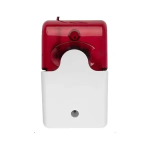 Wired Strobe Siren Alarm Durable 12V 110dB Sound Flashing Light Portable ABS GSM Wireless Home Security PIR Motion Sensor
