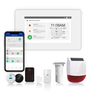 Wired Wireless GSM Alarm System for Home Security