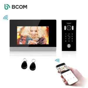 Wireless 1080P Video Door Phone Night Vision ABS Indoor Outdoor Tuya Intercom Color Camera IP65 Waterproof Motion Detection