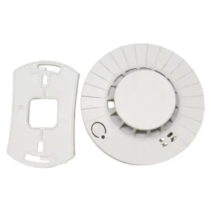 Wireless 3V Battery-Operated Standalone Photoelectric Smoke Detector White ABS 85dB