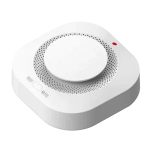Wireless 433MHz 3V Battery-Powered Smoke Detector Alarm
