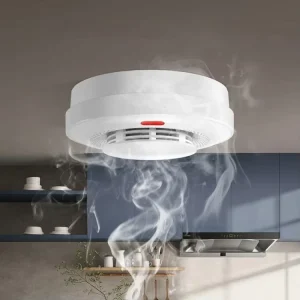 Wireless 433MHz Smoke and Fire Detector Intelligent Smoke Alarm Remote Fire Smoke Detector for Home Security