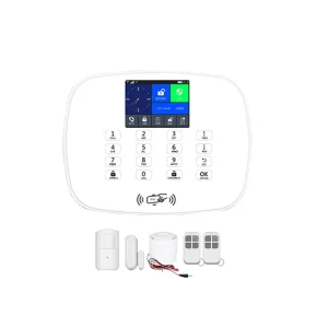 Wireless 433MHz Wi Fi GSM Controlled Tuya Home Security Alarm System with Real Time Alerts Remote App Access & SOS Function