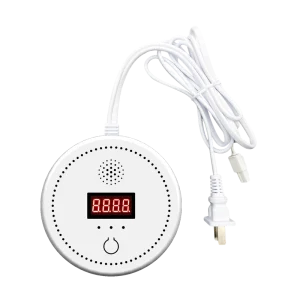 Wireless 4G CO and Combustible Gas Leak Detector Mains-Powered for Kitchen and Factory Safety