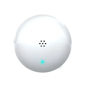 Wireless ABS Water Leak Detector with Interlinked RF433MHz Alarm 10-Year Battery and 10m Detection Range