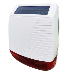 Wireless Alarm Siren Outdoor Solar Powered 110dB Sound Light Siren 433MHz Home Security Burglar Alarm Systems Signal Detector