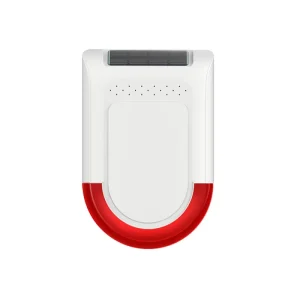 Wireless Alarm System Strobe Siren Solar Powered Solar Siren Alarm Outdoor Loud Works with Security Hub and Sub Sensor