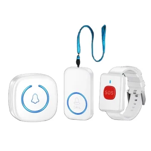 Wireless Bedside SOS Alarm with Remote Control, Model A6