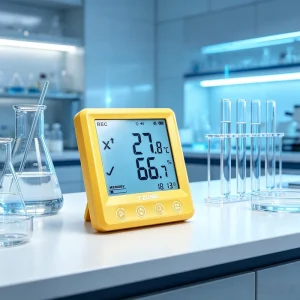 Wireless Ble Temperature Humidity Sensor Data Logger for Pharmaceutical Warehouse Medical Refrigerator Monitoring
