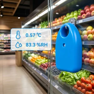 Wireless Ble Temperature and Humidity Meter for Home Warehouse with Mobile App Alerts