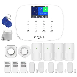 Wireless Burglar Alarm Smartphone App Remote Control Wifi Gsm 4g Home House Apartment Intruder Alarms