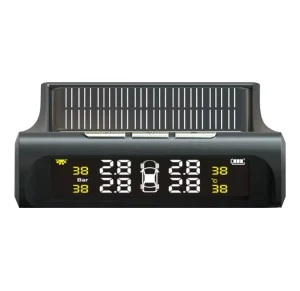 Wireless Car Tire Pressure Monitoring System with Internal Pressure Sensor and Alarm