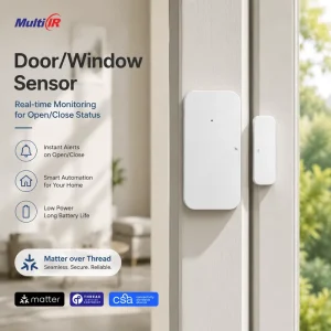 Wireless Door and Window Sensor Matter Protocol Open-Close Detector for Smart Home System