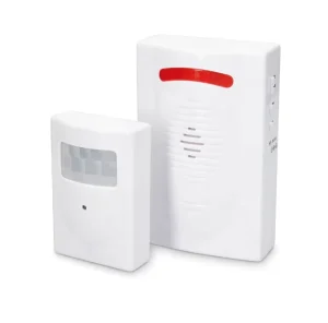 Wireless Driveway and Home Security Alarm System with PIR Motion Sensor and Doorbell
