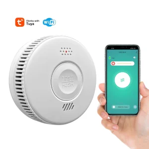 Wireless EN 14604 Smart WiFi Smoke Detector, 85 dB