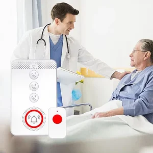 Wireless Elderly Care Alarm Emergency Button, Bluetooth SOS Button Call System, 4G
