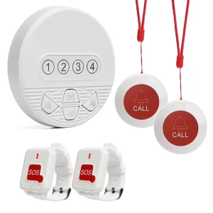 Wireless Elderly Emergency Call System with Nurse Alert, Flashing Light and Ring Tone