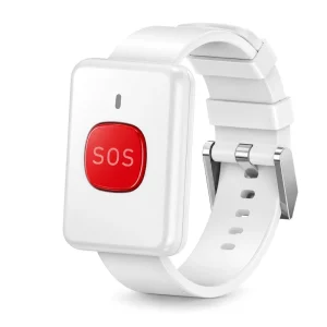 Wireless Elderly Pager with SOS Panic Button and Wristband