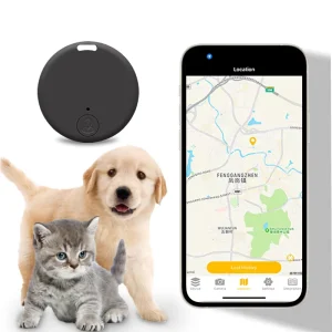 Wireless GPS Pet Anti-Lost Device Bluetooth Keychain Locator with 15 m Range for iOS and Android Find My App