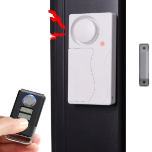 Wireless Home Security Alarm Magnetic Sensor Door Control Anti Theft Remote Monitor ROHS Certified for Personal Burglar