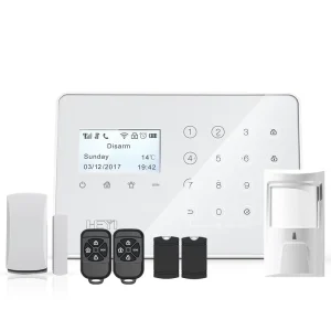 Wireless Home Security Alarm System Kit with Outdoor Siren PIR Door Sensor RFID Card