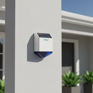 Wireless Home Security DC 5V RF433 Siren Alarm Light Strobe Waterproof Outdoor Solar Alarm