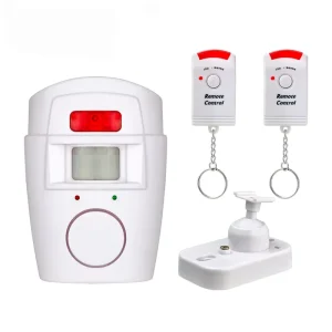 Wireless Home Security PIR Motion Detector Alarm System with Remote Control