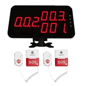 Wireless Hospital Patient Nurse Call System with SOS Emergency Alarm for Elderly and Disabled Patients