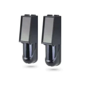Wireless Infrared 2-Beam Barrier Detector with Lithium Battery, 5-100m Detection Range