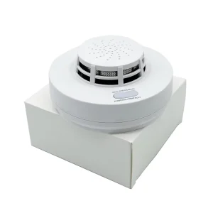 Wireless Interconnected Photoelectric Smoke and Carbon Monoxide Detector with Voice Location Alert