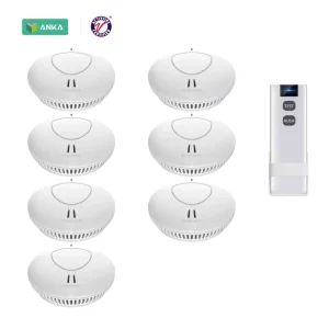 Wireless Interconnected Tamper-Proof Photoelectric Smoke Alarm AS3786 RF433 10-Year Battery for Australia