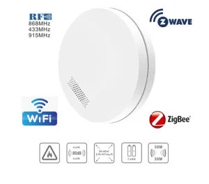 Wireless Interlinked Smoke Alarm RF 433/868MHz Up to 30 Devices AS3786 & EN14604 SM11R4/R8