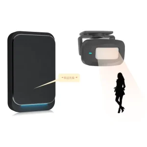 Wireless PIR Motion Sensor Detector Security Alarm Chime for Shop Store Office Home Front Door Entry Welcome Doorbell