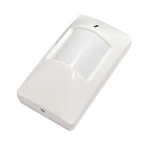 Wireless Portable White ABS PIR Motion Sensor Infrared Detector Learning Code 50M Range for Home Alarm