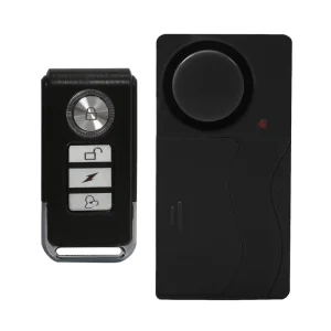 Wireless Remote Control Vibration Detector Shake Shock Sensor Burglar Security Alarm for Window Door Car Motor Bike