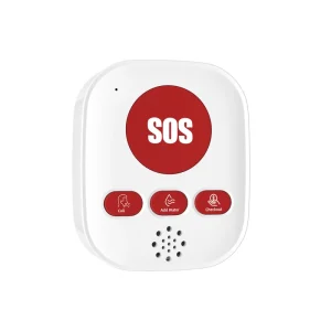 Wireless SOS Panic Button Elderly Personal Safety Alarm Emergency Call Device IP65 Waterproof 130 dB Alarm